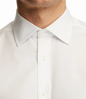 Hickey Freeman Modern Fit Spread Collar Solid Dress Shirt