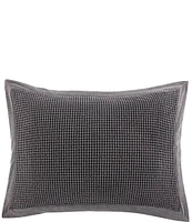 HiEnd Accents Stonewashed Cotton Waffle Weave Pillow Sham Set