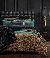 HiEnd Accents Adrienne Leopard Comforter Mini Set