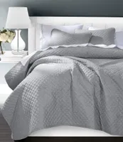 Indigo Hill by HiEnd Accents Anna Diamond Quilted Coverlet