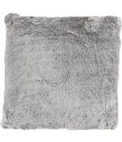 HiEnd Accents Arctic Bear Faux Fur Square Pillow