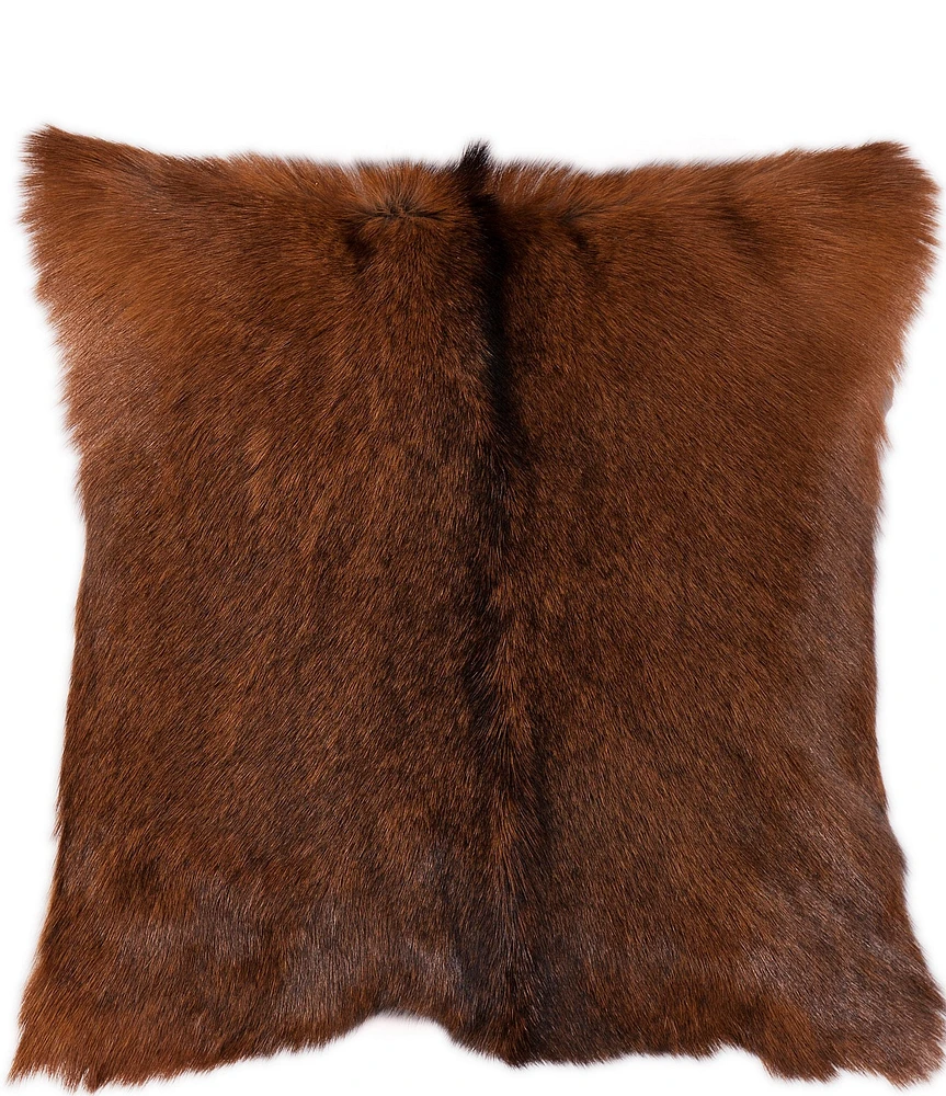 Paseo Road by HiEnd Accents Axed Goat Fur Pillow