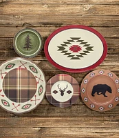 HiEnd Accents Bear Melamine Salad Plate, Set of 4