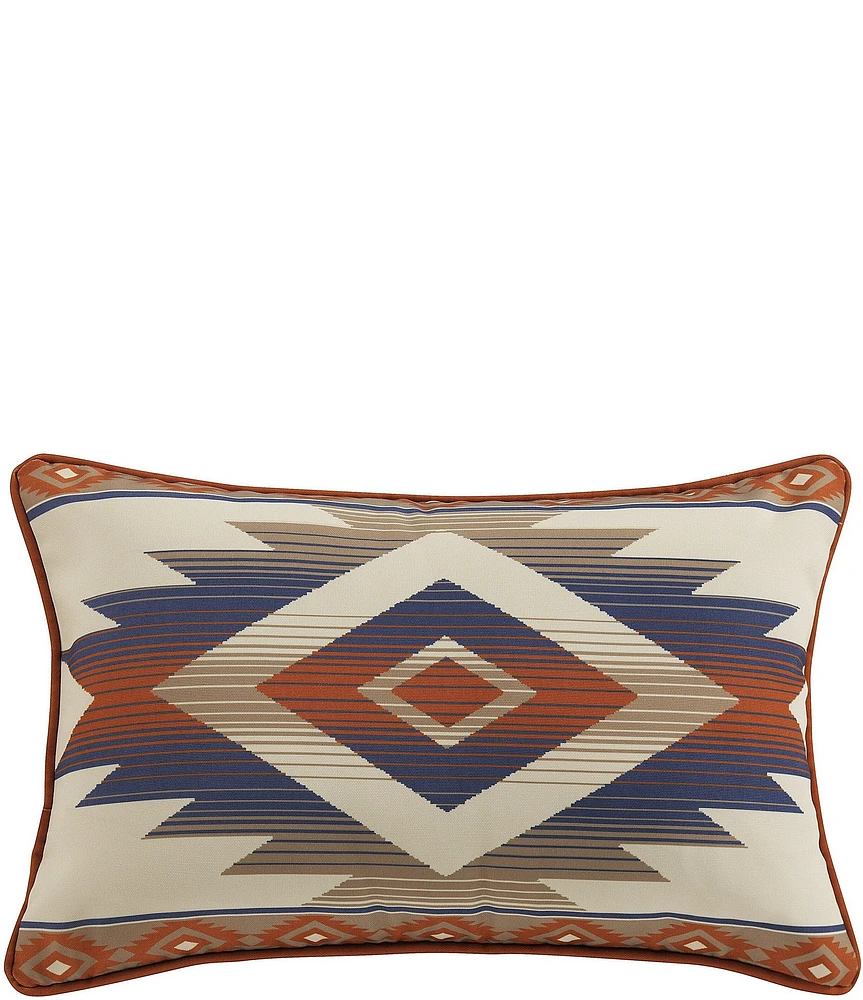 Paseo Road by HiEnd Accents Blue Southwestern Outdoor Pillow