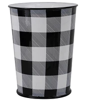 HiEnd Accents Bold Camille Buffalo Check Wastebasket