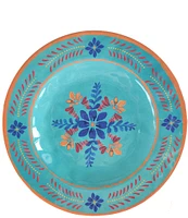 HiEnd Accents Bonita Melamine Collection Salad Plate, Set of 4