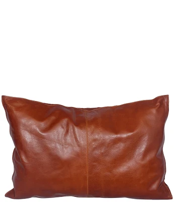 HiEnd Accents Buckskin Leather Lumbar Pillow