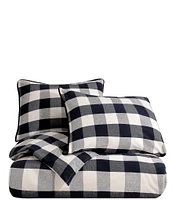 HiEnd Accents Camille Black Buffalo Check Duvet Cover Mini Set