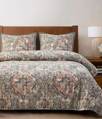 HiEnd Accents Carmen Medallion Print Comforter Mini Set