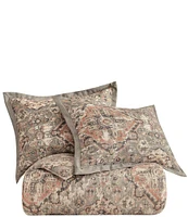 HiEnd Accents Carmen Medallion Print Comforter Mini Set