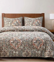HiEnd Accents Carmen Medallion Print Comforter Mini Set