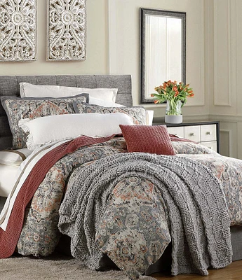 HiEnd Accents Carmen Medallion Print Duvet Cover Mini Set