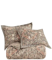 HiEnd Accents Carmen Medallion Print Duvet Cover Mini Set