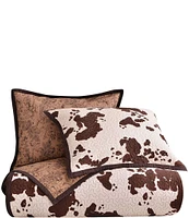 Paseo Road by HiEnd Accents Cowhide Reversible Quilt Mini Set