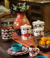 Paseo Road by HiEnd Accents Del Sol Tribal 16-Piece Dinnerware Set