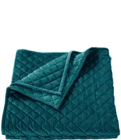 HiEnd Accents Diamond Pattern Velvet Quilt