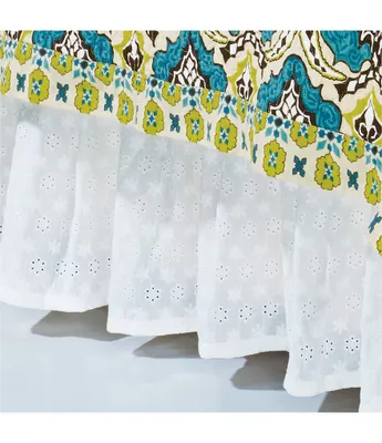 HiEnd Accents Eyelet Bed Skirt