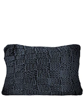 HiEnd Accents Hand Knitted Chess Dutch Euro Pillow