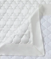 HiEnd Accents High Shine Satin Quatrefoil Embroidered Quilt Mini Set