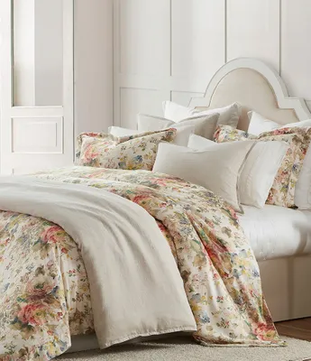 HiEnd Accents Jardin Lyocell Floral Pattern Duvet Cover Mini Set