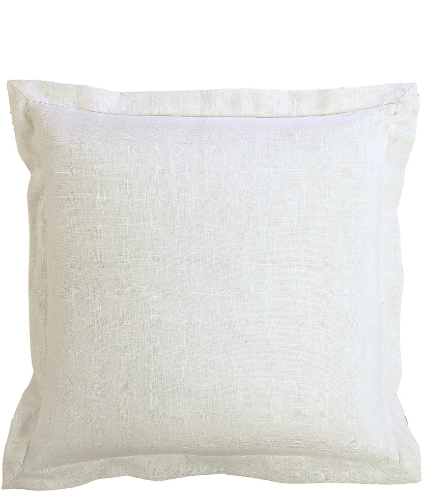 HiEnd Accents White Linen Euro Sham