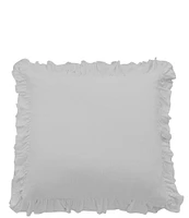 HiEnd Accents Lily Washed Linen Ruffled Euro Sham