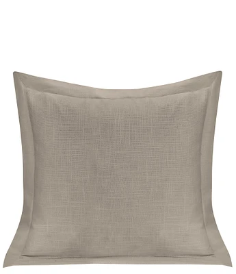 HiEnd Accents Luna Collection Single Flanged Washed Linen Pillow