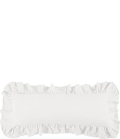 HiEnd Accents Linen Ruffled Body Pillow