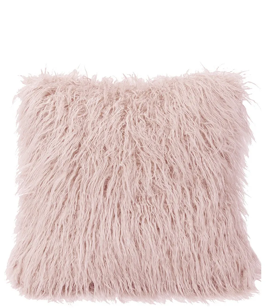 HiEnd Accents Mongolian Faux Fur Euro Sham