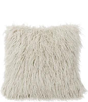 HiEnd Accents Mongolian Faux Fur Pillow