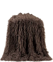 HiEnd Accents Mongolian Faux Fur Throw Blanket