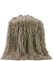 HiEnd Accents Mongolian Faux Fur Throw Blanket