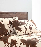 HiEnd Accents Paseo Road Elsa Cowhide Cotton Sheet Set