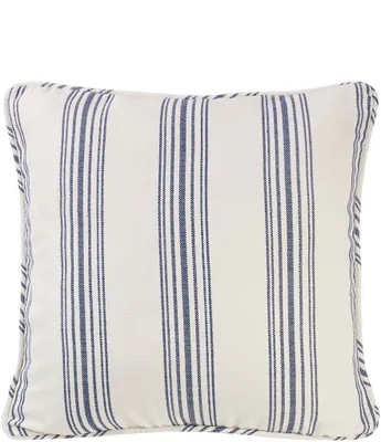 HiEnd Accents Prescott Stripe Pattern Euro Sham With Piping