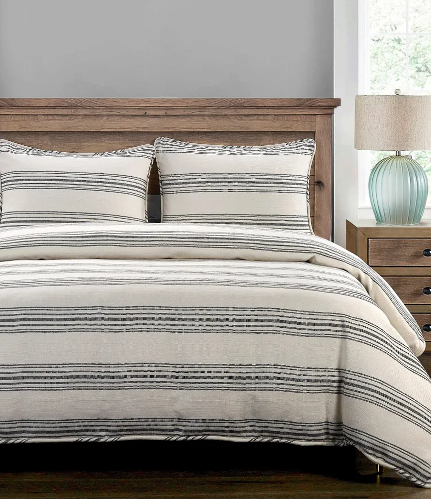 HiEnd Accents Prescott Stripe Duvet Cover Mini Set