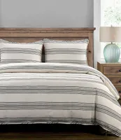 HiEnd Accents Prescott Stripe Duvet Cover Mini Set