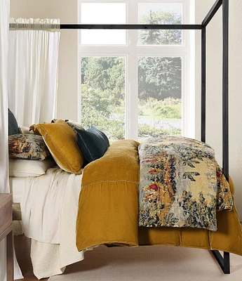 HiEnd Accents Provence Washed Linen Duvet Cover Mini Set