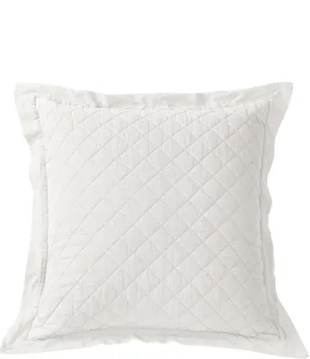 HiEnd Accents Ranger Quilted Linen & Cotton Euro Sham