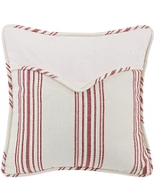 Paseo Road by HiEnd Accents Red Stripe Envelope Square Pillow