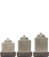 HiEnd Accents Savannah Canister Set