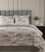 Hiend Accents Serenity Modern Woven Jacquard Duvet Cover Mini Set