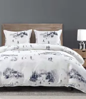 HiEnd Accents Ski Toile Collection Lyocell Comforter Mini Set