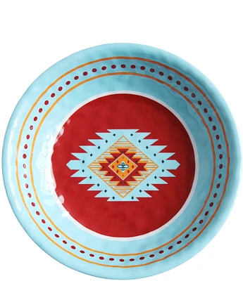 HiEnd Accents Southwest Melamine Serving Bowl