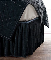 HiEnd Accents Stella Silk Velvet Bed Skirt