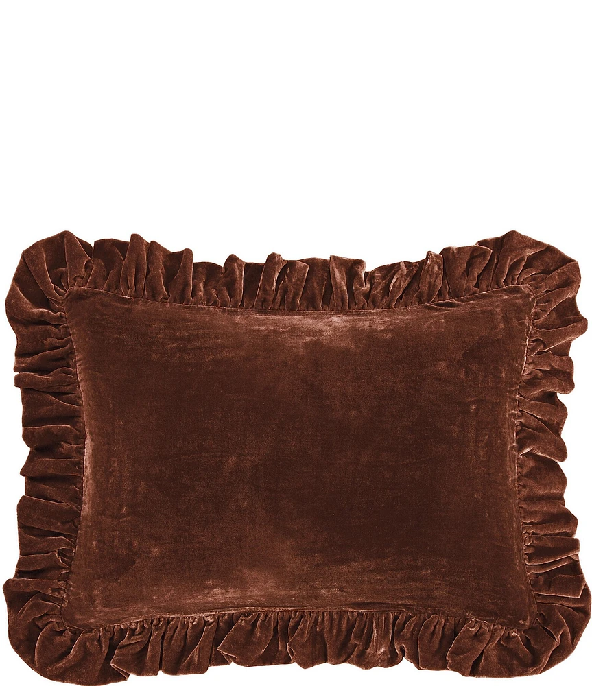 HiEnd Accents Stella Silk Velvet Oblong Pillow