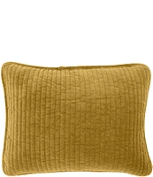 HiEnd Accents Stonewashed Cotton Velvet Boudoir Pillow