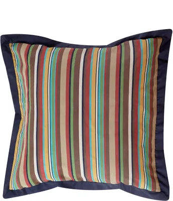 Paseo Road by HiEnd Accents Tammy Multicolor Stripe Euro Sham