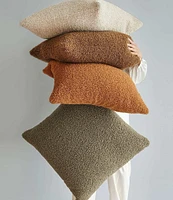 HiEnd Accents Teddy Boucle Woven Square Pillow