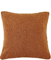 HiEnd Accents Teddy Soft Plush Textured Boucle Euro Pillow