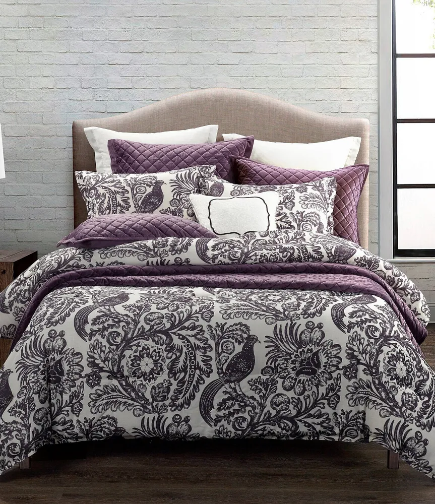 HiEnd Accents Toile Floral Comforter Mini Set